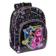 Plecaki szkolne i tornistry - Plecak dziecięcy Monster High czarny 28 x 34 x 10 cm - miniaturka - grafika 1