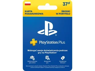 SONY PlayStation Network 37 PLN Wallet | - Kody i doładowania cyfrowe - miniaturka - grafika 1