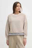 Bluzy damskie - Pepe Jeans bluza REESE damska kolor beżowy gładka PL581480 - miniaturka - grafika 1