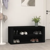Szafki na buty - Półka na buty, czarny, 100x35x45 cm - miniaturka - grafika 1