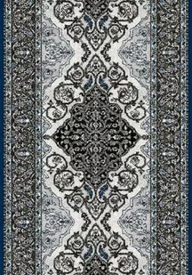 Chodnik polski Agnella Isfahan LEYLA granat wełna - Dywany - miniaturka - grafika 1