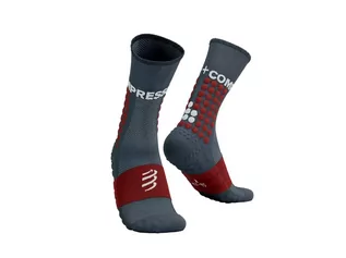 Skarpetki sportowe męskie - COMPRESSPORT Skarpetki do biegania ULTRA TRAIL SOCKS TRAIL CAPSULE 2023 iron gate - grafika 1