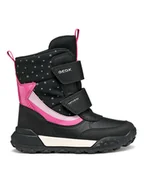 Buty dla dziewczynek - Geox Śniegowce J Trekkyup B Ab J56M7A 0MNBC C0922 S Czarny - miniaturka - grafika 1