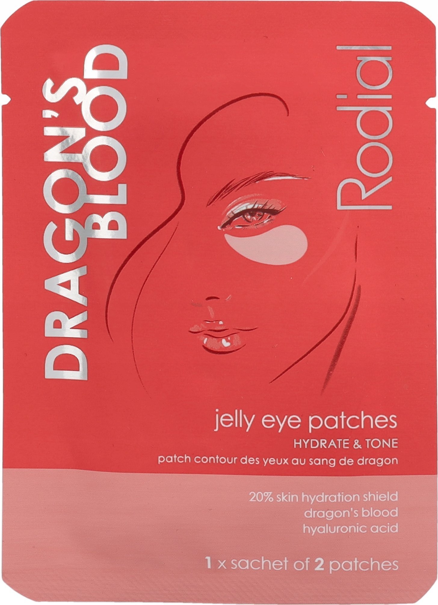 Rodial, Dragon's Blood, Hydrating, Eye Patch, 3 g For Women