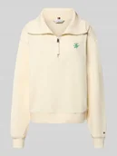 Bluzy damskie - Bluza o kroju regular fit z mieszanki bawełny - miniaturka - grafika 1