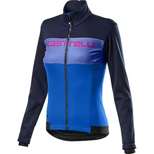 CASTELLI Męska kurtka Como kurtka sportowa, Savile Blue, XS - Kurtki męskie - miniaturka - grafika 1