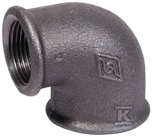 Kolano redukcyjne nakrętne 1X1/2" czarne A1, NR 6 , NR 90R - Akcesoria hydrauliczne - miniaturka - grafika 1