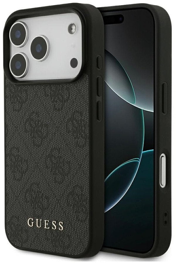 Guess 4G Classic Case for iPhone 17 Pro Black