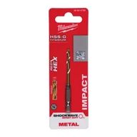 Wiertła - Wiertło do metalu HSS-G Tin 5,5mm 1/4 HEX MILWAUKEE - miniaturka - grafika 1