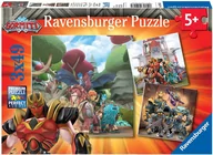 Puzzle - Ravensburger Puzzle Gormiti 3x49 050161 4+ 9616440856 - miniaturka - grafika 1
