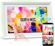 Ramki cyfrowe do zdjęć - Duronic Frameo PF2A WE Ramka cyfrowa na zdjęcia i filmy Wi-Fi rotacyjna elektroniczna ramka na zdjęcia wysoka rozdzielczość 1280 x 800 Ekran dotykow.. - miniaturka - grafika 1