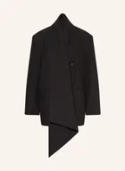 Marynarki i żakiety damskie - Eleh Długa Marynarka schwarz - miniaturka - grafika 1