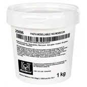 Dodatki do ciast w proszku - Masa do modelowania figurek Modecor biała, 1 kg - miniaturka - grafika 1