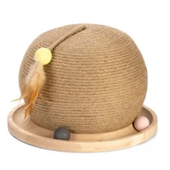 Drapaki dla kotów - Designed by Lotte Drapak i piłka do zabawy Karlie DBL z drewna - miniaturka - grafika 1