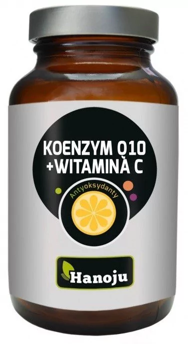 HANOJU Deutschland GmbH Koenzym Q10 + Witamina C (90 kapsułek wegetariańskich) Hanoju