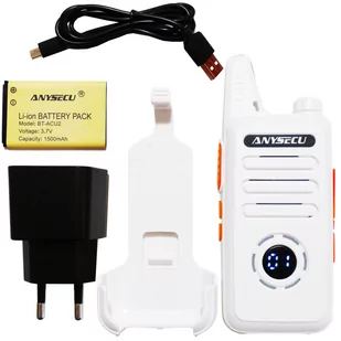 AC-U2 - 16 kanałowy radiotelefon na pasmo UHF o mocy 2W/1W biały - Krótkofalówki - miniaturka - grafika 1