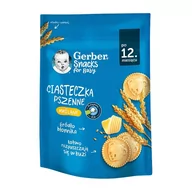 Chipsy - GERBER CIASTECZKA PSZENNE MAŚLANE 150G - miniaturka - grafika 1