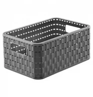 Pudła i pojemniki do przechowywania - Koszyk pojemnik organizer 6 L COUNTRY ROTHO antra - miniaturka - grafika 1