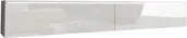 Szafki RTV - Lowboard 180 BIAŁY POŁYSK szafka RTV wisząca TV - miniaturka - grafika 1