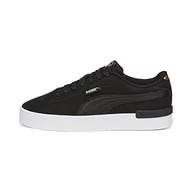 Trampki damskie - PUMA Damskie trampki Jada Renew Nubuk, Puma Black Puma Gold Puma White, 36 EU - miniaturka - grafika 1