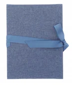 Albumy fotograficzne - Album harmonijka jamnik 12 zdjęć 10x15 Linen Blue - miniaturka - grafika 1