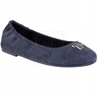 Baleriny - Buty Tommy Hilfiger TH Hardware Balerina W FW0FW04768 36 - miniaturka - grafika 1