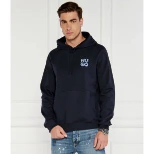 HUGO Bluza Dimonihood | Regular Fit - Bluzy męskie - miniaturka - grafika 1