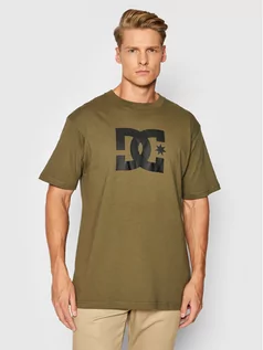 Koszulki męskie - DC T-Shirt Star ADYZT04985 Zielony Regular Fit T-Shirt Star ADYZT04985 Zielony Regular Fit - grafika 1