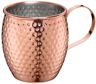 Pozostałe akcesoria kuchenne - Cilio Moscow Mule - kubek do Moscow Mule, stal nierdzewna/miedź, 0,5 l, 9,5×9,5 cm, młotkowany CI-200416 - miniaturka - grafika 1