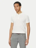 Koszulki męskie - Geox Polo M5511B T3240 F2128 Biały Regular Fit - miniaturka - grafika 1