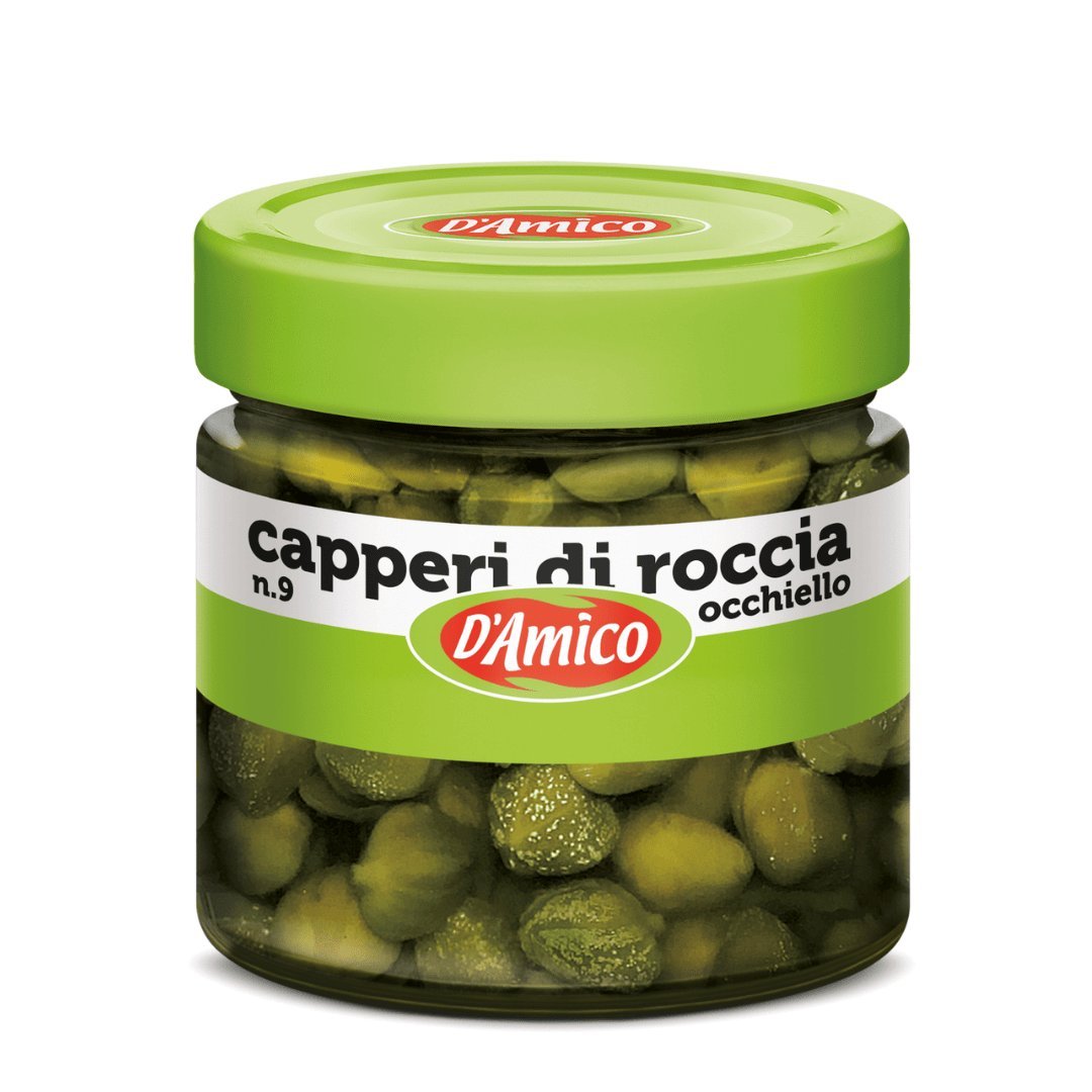 Kapary w occie winnym 100g D'Amico