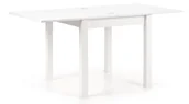 Stoły - Kwadratowy Rozkładany Stół Kuchenny W Białym Kolorze H0-F03 - miniaturka - grafika 1