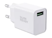 Ładowarki do telefonów - SILVER MONKEY Ładowarka sieciowa USB-A QC 3.0 18W QC-USB18W-SM - miniaturka - grafika 1