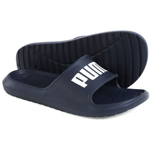 Klapki męskie PUMA DIVECAT V2 LITE PEACOAT-PUMA WHITE 374823-02 47 Granatowe (4064533303386) - Klapki i japonki męskie - miniaturka - grafika 1