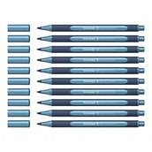 Długopisy - Schneider ML05001030 metaliczne długopisy kulkowe (szerokość skoku 0,4 mm, wysoce metaliczny atrament, szybkoschnący, obudowa wykonana w 88% z tworzywa sztucznego na bazie biologicznego), 10 sztuk w - miniaturka - grafika 1