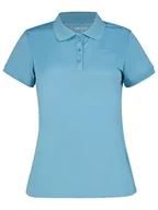 Koszulki i topy damskie - Icepeak Koszulka polo "Bayard" w kolorze błękitnym - miniaturka - grafika 1