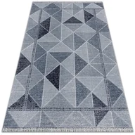 Dywany zewnętrzne - Dywan ogrodowy zewnętrzny wzór 3D Bryły 140x210 cm - miniaturka - grafika 1