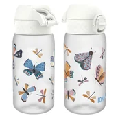 Plecaki szkolne i tornistry - Ion8 Butelka Na Wodę Bidon Recyclon 350ml Biały Motyle - miniaturka - grafika 1