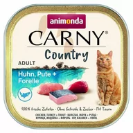 Mokra karma dla kotów - Animonda Carny Country Adult Kurczak Indyk i Pstrąg 100g AAK 83845 - miniaturka - grafika 1