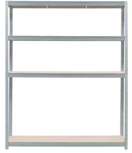 Regał magazynowy wym. 180x160x60 cm, 4 półki, 250 kg - Szafy i regały magazynowe Regał magazynowy wym. 180x160x60 cm, 4 półki, 250 kg - Szafy i regały magazynowe - miniaturka - grafika 1