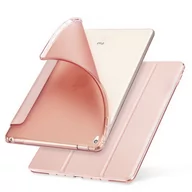 Etui do tabletów - D-Pro Smart Cover etui z klapką do iPad Air 1/Air 2/9.7 2017/2018 (Rose Gold) - miniaturka - grafika 1