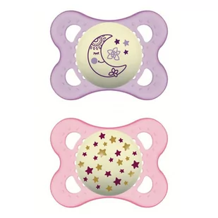 MAM Smoczek Original Night 2-6 Dziewczynka 2 szt. - Smoczki uspokajające - miniaturka - grafika 1