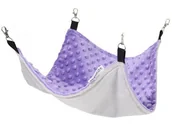 Akcesoria dla gryzoni - MIMIKO Pets Hamak 35x40cm wrzosowy - miniaturka - grafika 1