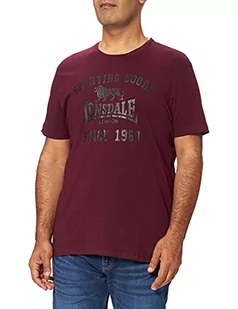 Lonsdale Męski t-shirt Sussex, dwupak - Koszulki męskie - miniaturka - grafika 1