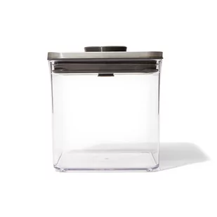 Oxo Pojemnik POP2 2,5L kwadratowy Steel 3118300MLNYK - Pojemniki kuchenne - miniaturka - grafika 1
