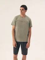 Piżamy męskie - Piżama Deli 42635-07X Jasna Zieleń - miniaturka - grafika 1