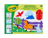 Farby i media malarskie - Crayola, zestaw do malowania Gąbki i Farby, 29 elementów - miniaturka - grafika 1