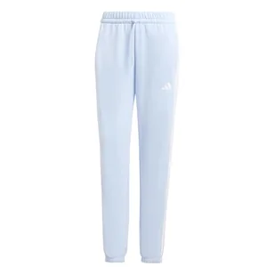 adidas Kobiety ESSENTIALS 3-STRIPES FRENCH TERRY CUFFED PANTS, glow blue/white, XXL - Spodnie rowerowe - miniaturka - grafika 1