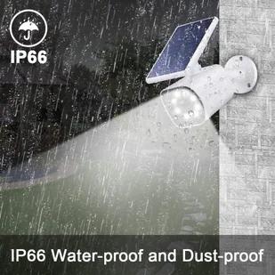 Solarna atrapa kamery czujnik ruchu, dioda SOL1800S - Akcesoria do monitoringu - miniaturka - grafika 7