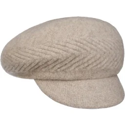 Czapka Kaszkiet Uni Newsboy by Lipodo, jasnobeżowy, One Size - Czapki dla dzieci - miniaturka - grafika 1